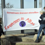 Impressionen von der Frauendemo 2017 in Oberhausen. Foto: ACW
